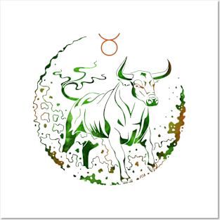 Taurus Line art Posters and Art